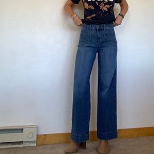 HIGH RISE WIDE LEG JEANS